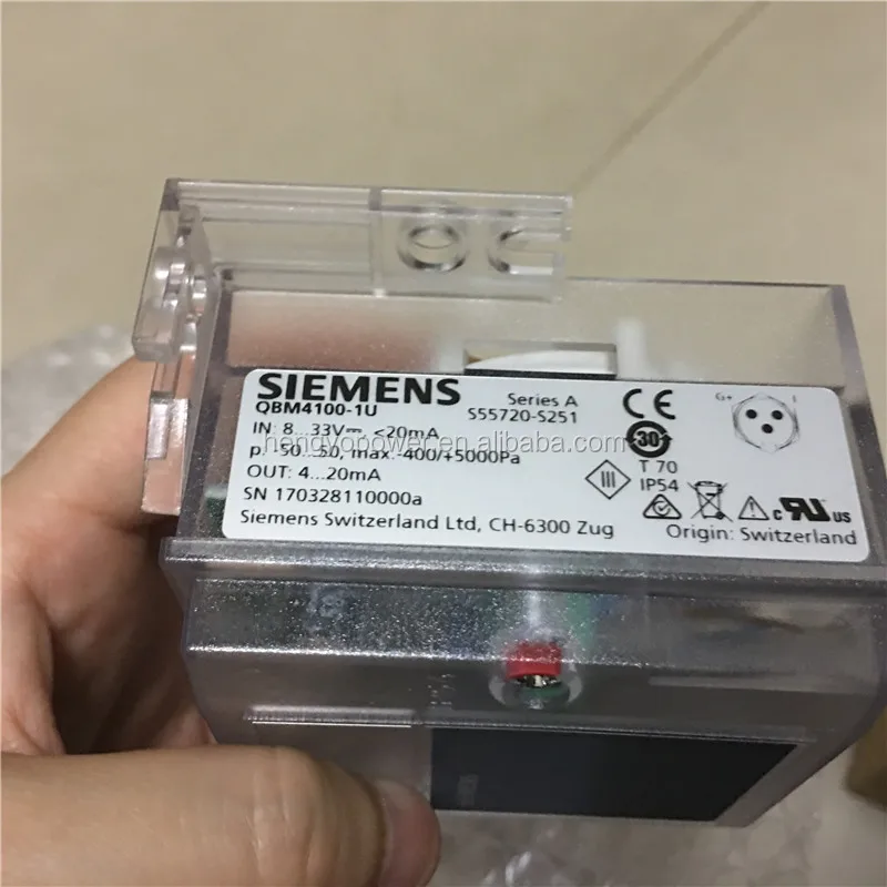 Siemens Differential Pressure Sensor Qbm41001u Buy Siemens Pressure