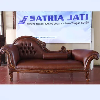 Luxury Living Room Leisure Sofa With Hand Carving Jepara Indonesian Furniture Wooden Clic Contemporary