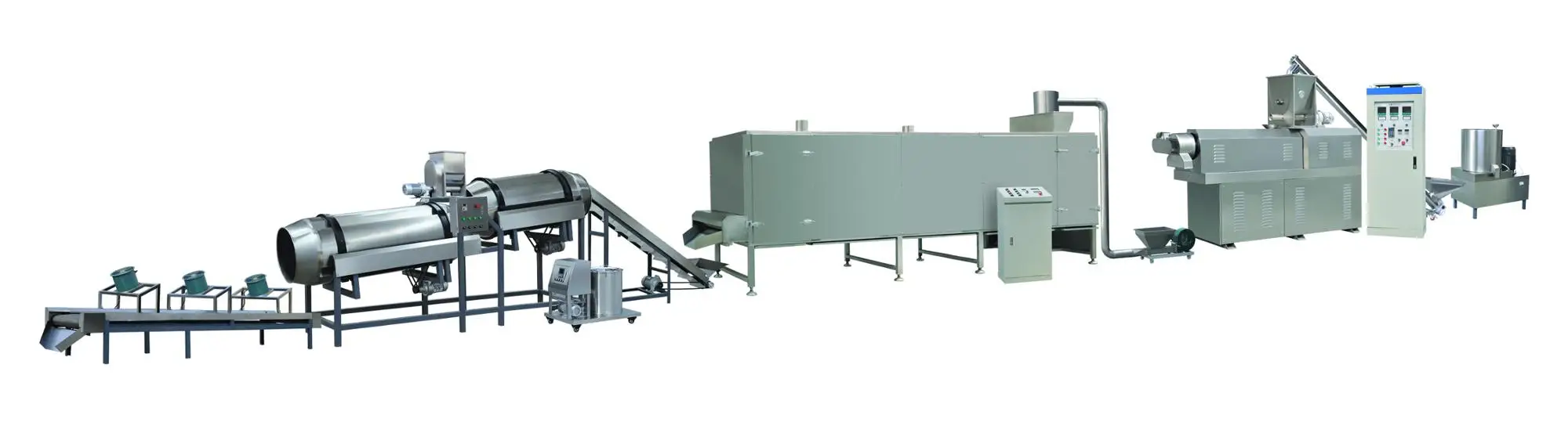 pellet extruder fish feed extrusion machine line plant equipment