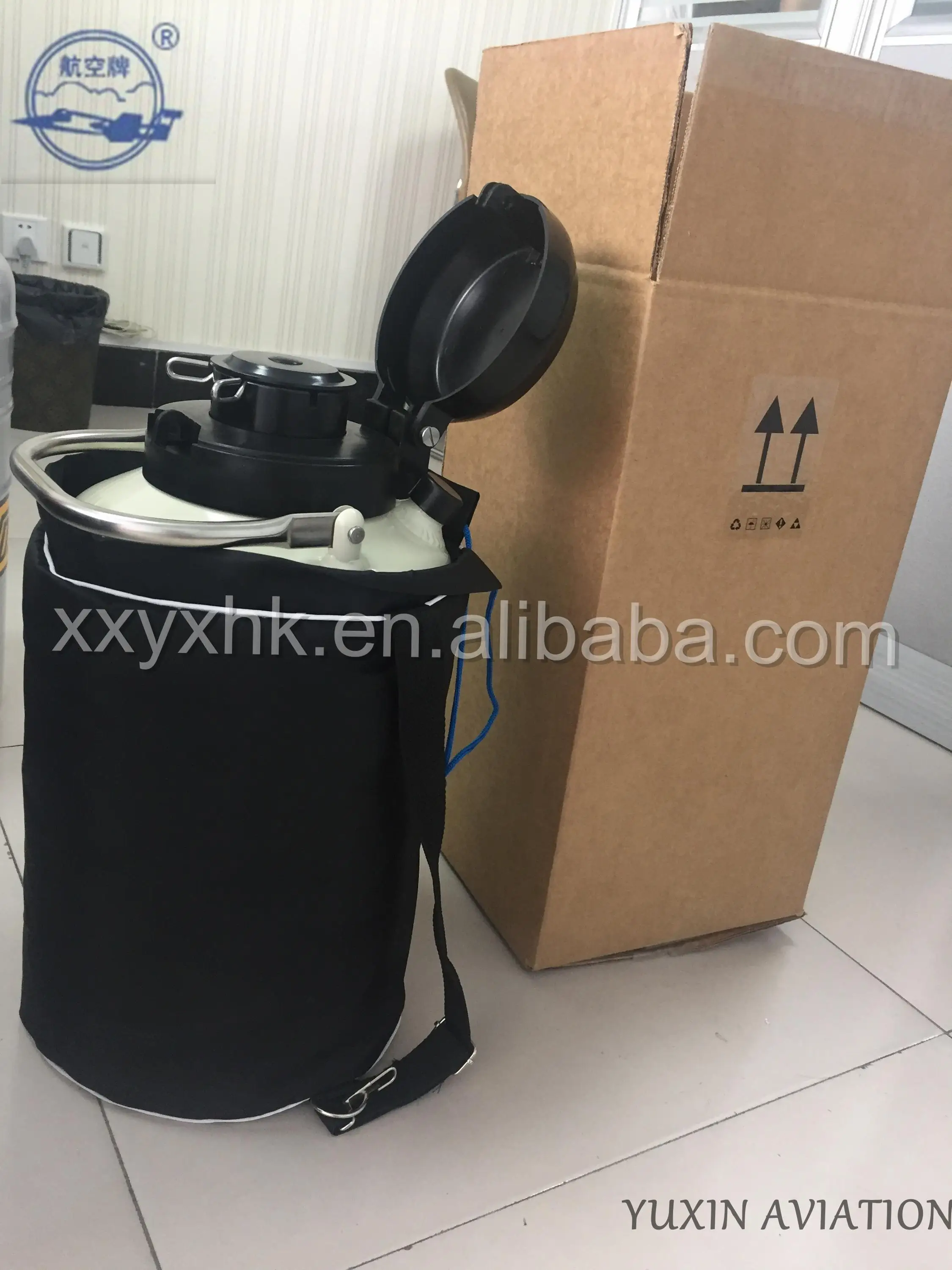 Liquid nitrogen container 10l for bull semen artificial insemination 