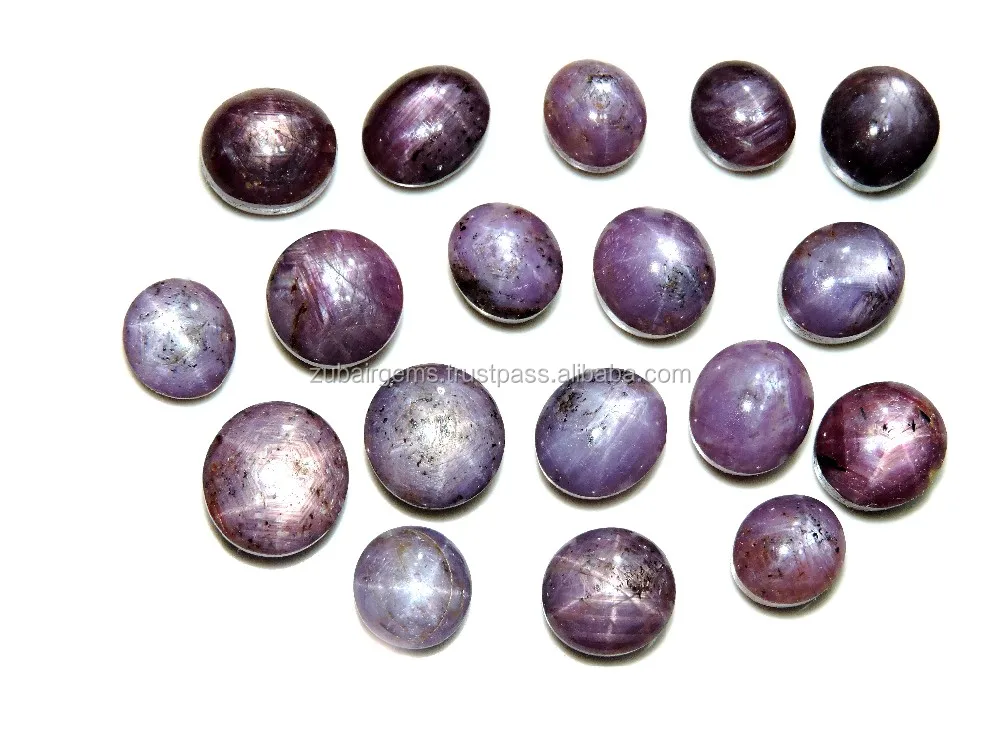 Brilliant Quality Natural Ruby Star Stone Cabochon Gemstone Ruby Oval