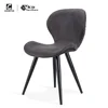 modern leather fabric metal legs guest waiting reception room chair