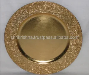 brass charger plate