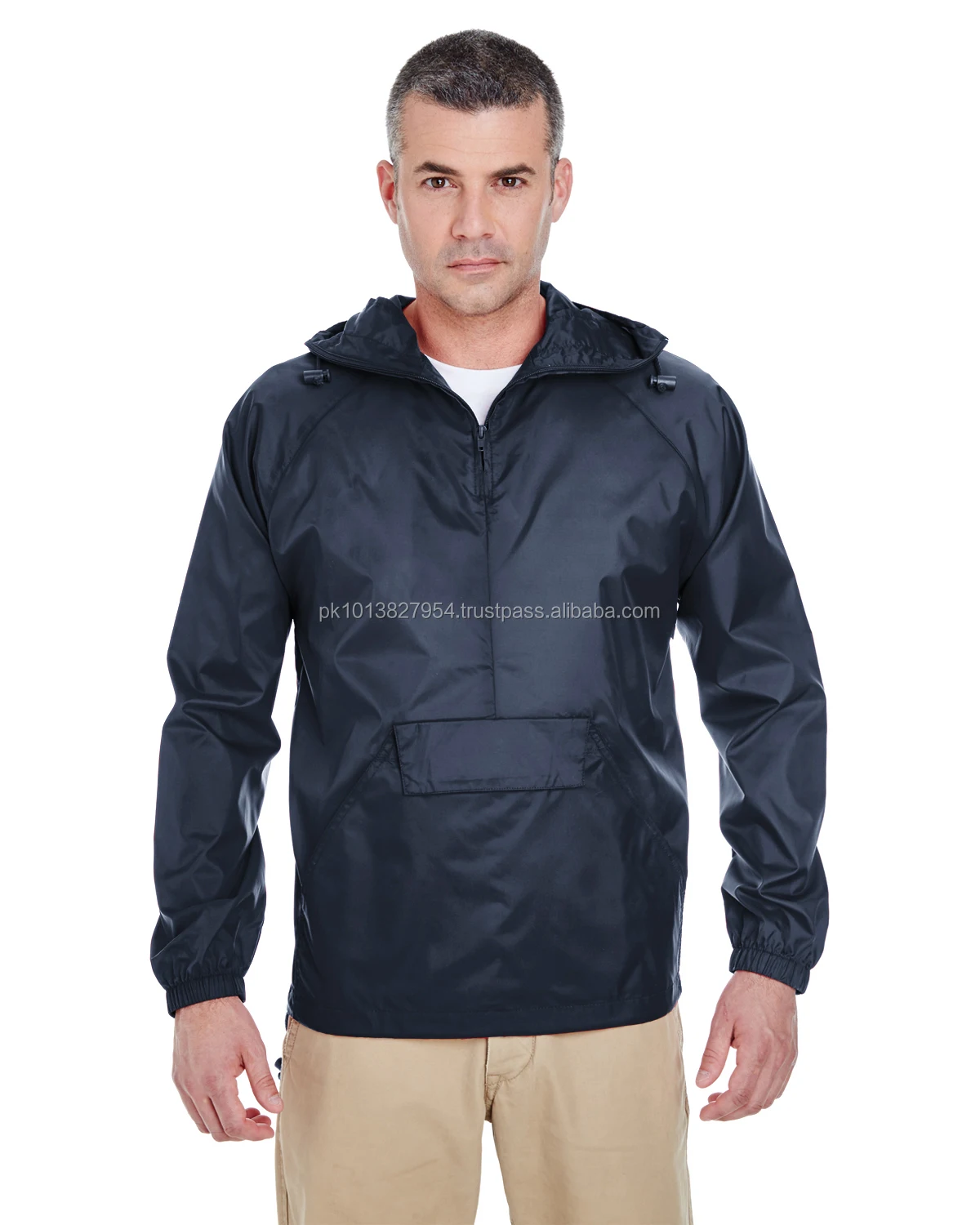 Light Wight Packable Windproof Nylon Jackets/best Quality Full Zipper