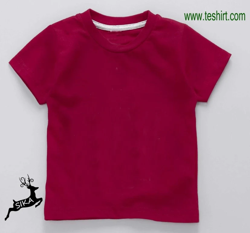 plain kids red t - shirt