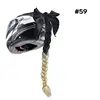 Various Colors Braids Ponytail Hair Most Motorcycle Dull Helmet braids