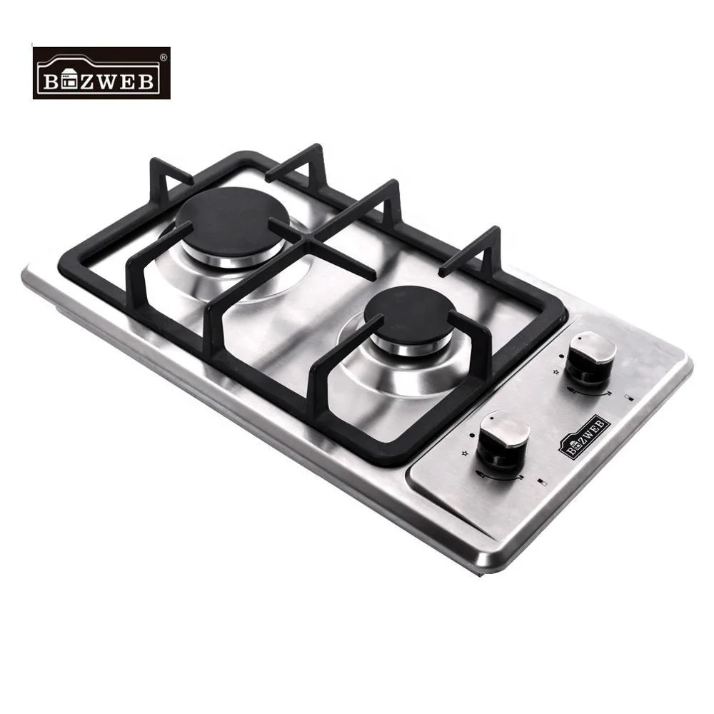 Hot Selling 2 Burner Built In Gas Hob,Stainless Steel Cooking Stove,Gas Range For Kitchen Buy