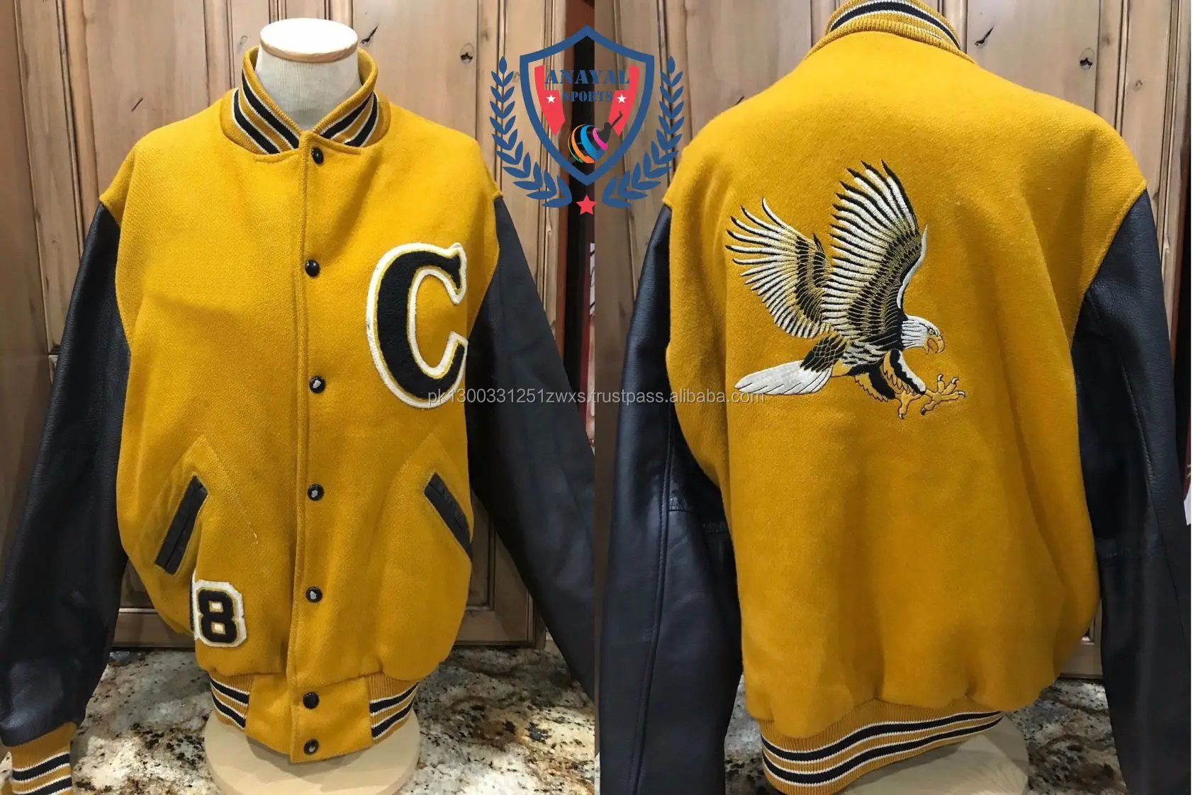 Custom Varsity Satin Jackets/ Wholesale Grey Satin Jacket/ With