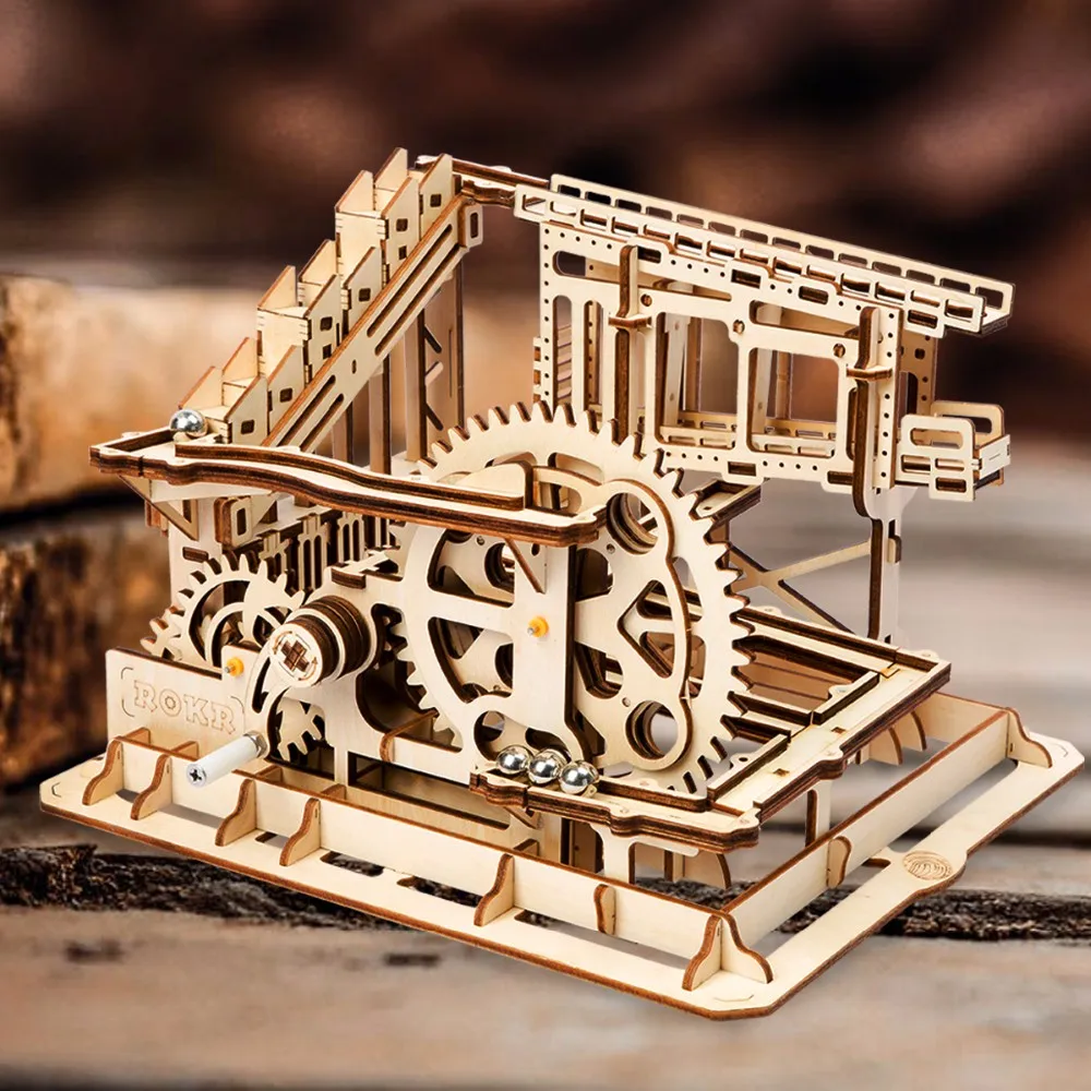 Robotime Mechanical Gear-driven 3d Wooden Puzzle Gift - Buy Gear-driven ...