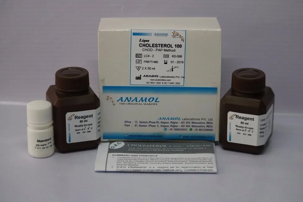 Cholesterol Kit Chol Biochemical Reagents Buy Cholesterol Laboratory