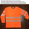 Orange high visibility sweat shirt