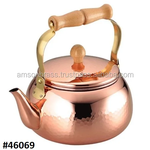 palm copper tea kettle