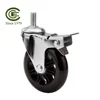 CCE Caster 4 Inch PU Spare Baby Bed Wheels For Parts Trolley