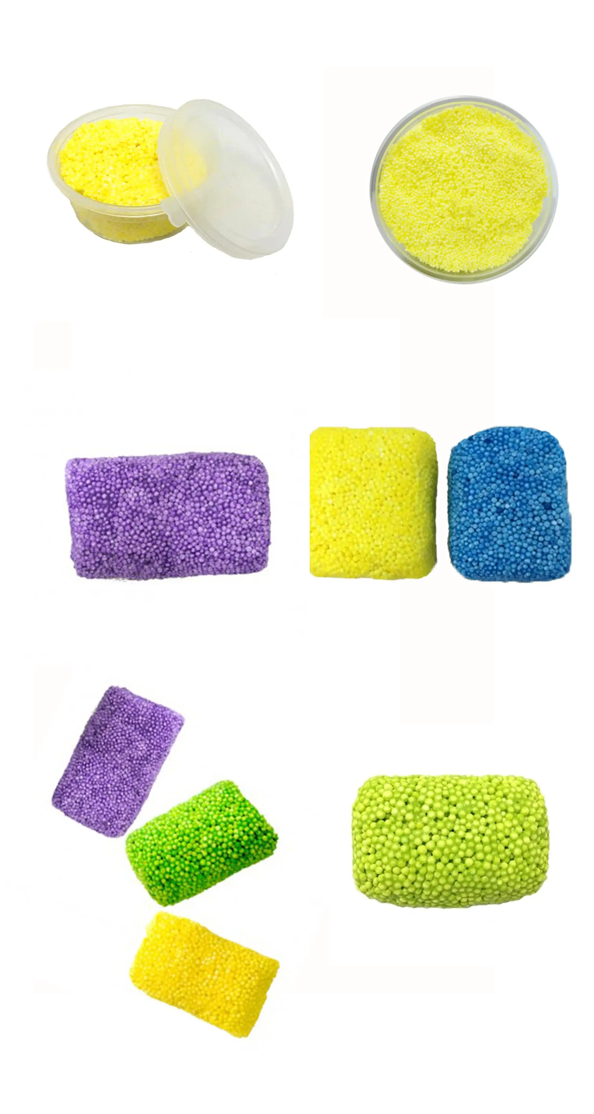 custom slime colorful diy toy craft play dough 15g foam clay