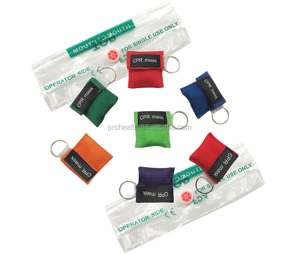 Disposable First Aid Rescue Medical Training Cpr Kit Face Shield One