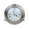 Nautical Antique Marine Aluminium Ship Porthole Wall Clock Decor