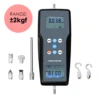 Digital Force 2K Meter Gauge Pull & Push Magnitude Test Tester N / kg / lb / g Measurement for Manufacturing, Electronics