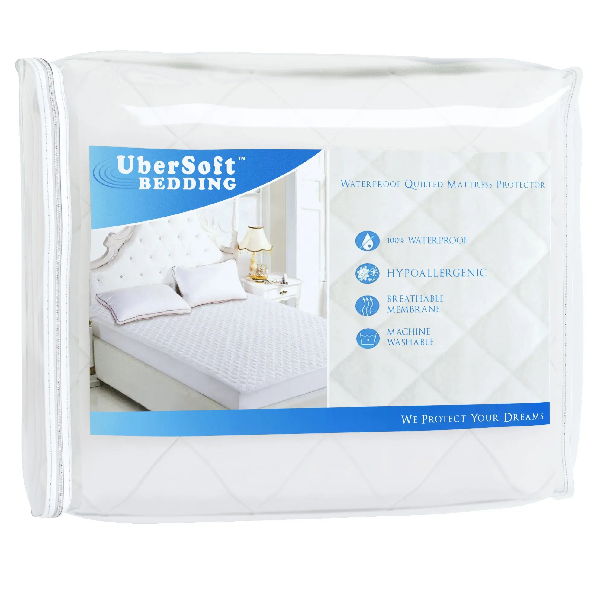 Buy Luxurious Waterproof Bed Wetting Pad Protects Top and Bottom Sheets