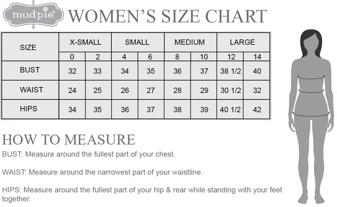 Ladies Dress Size Chart