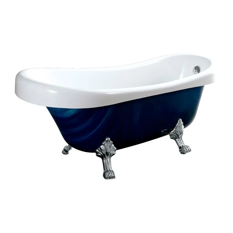 Sanitary Ware Bathroom Acrylic Cast Iron Bathtub Free Standing Wash