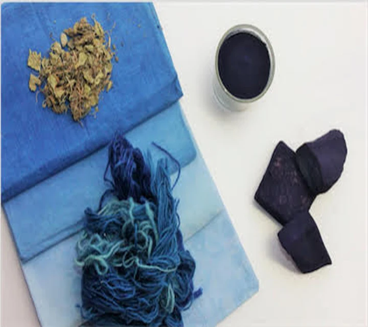 Organic Natural Indigo blue powder dye