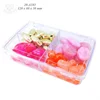 Small parts Food grade plastic clear tackle box organizers and storage for jewelry bead earing earring holder small pill candy