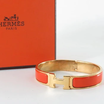 Used Hermes H Mark Bracelet Pre Owned Click Clack Bangles Whole Used Hermes H Mark Bracelet Pre Owned Click Clack Bangles Whole