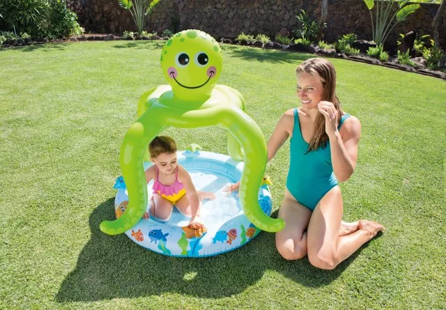 intex rainbow baby pool