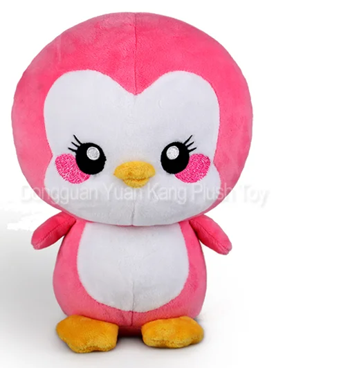 pink stuffed penguin