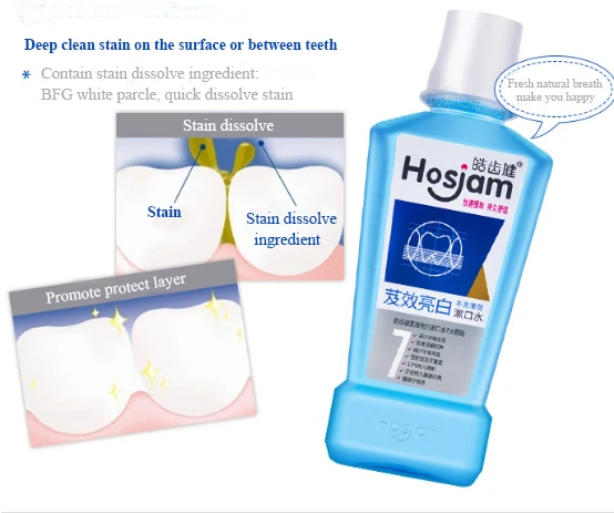 Wholesale price bulk OEM different flavour antiseptic private label liquid natural mouthwash buy from mouthwash