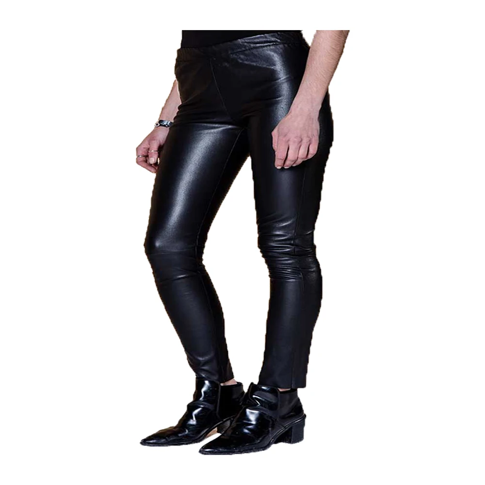 ladies leather pants