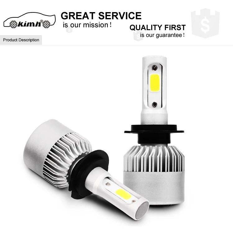 Ce Rohs Automatic Headlights C6 S2 New Car Led Lamp Bulb Led Headlight