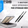 385 mm gas spring for bed frame lifting