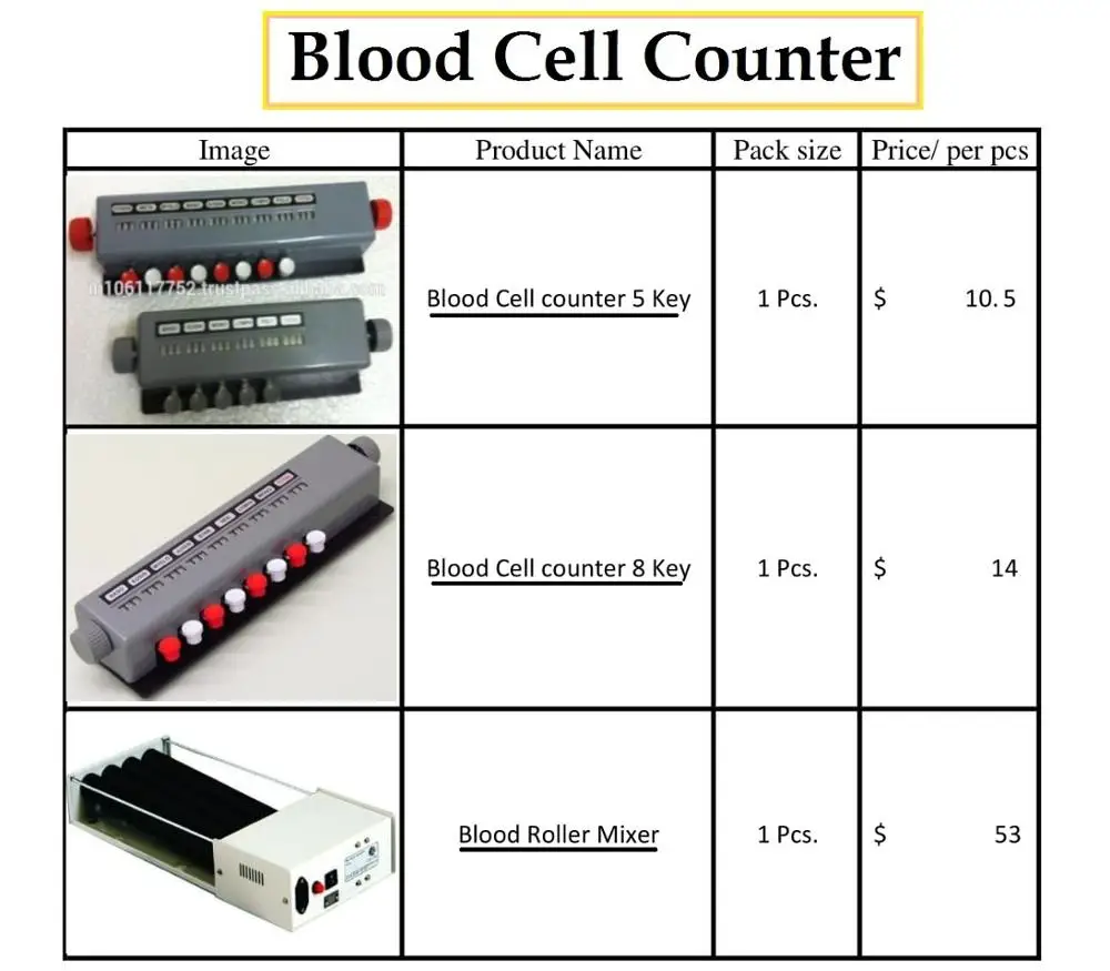 Manual Blood Cell Counter Differential Blood Cell Counter 5 Keys,8 Keys