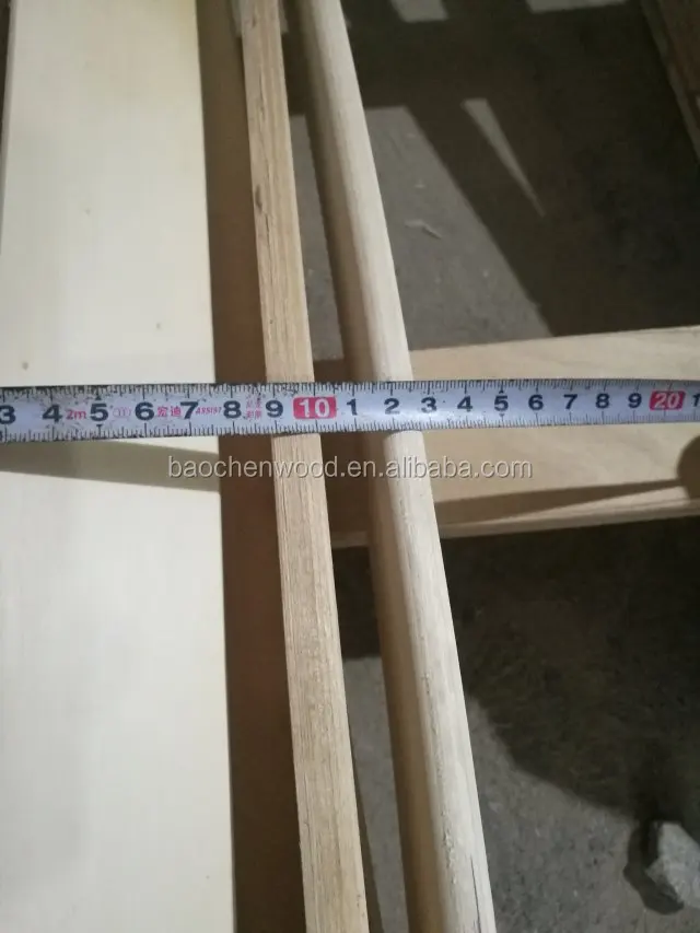E0 Glue Wooden Lvl Slat/ Curved Lvl Bed Slats/ Flat Poplar Lvl In Best