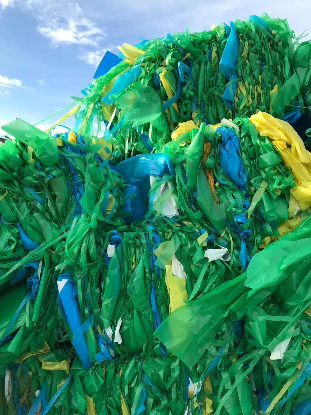 pe/hdpe 薄膜废物.