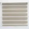 Latte Dual Layered Cordless Window Zebra Roller Blind