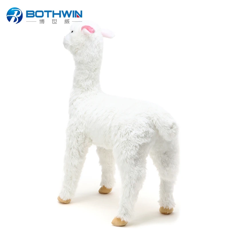 white llama stuffed animal