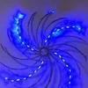 Christmas ornement spiral led light white and blue stocklot clearance with stock available for immediate delivery