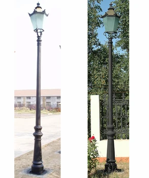 Cast iron lamp post