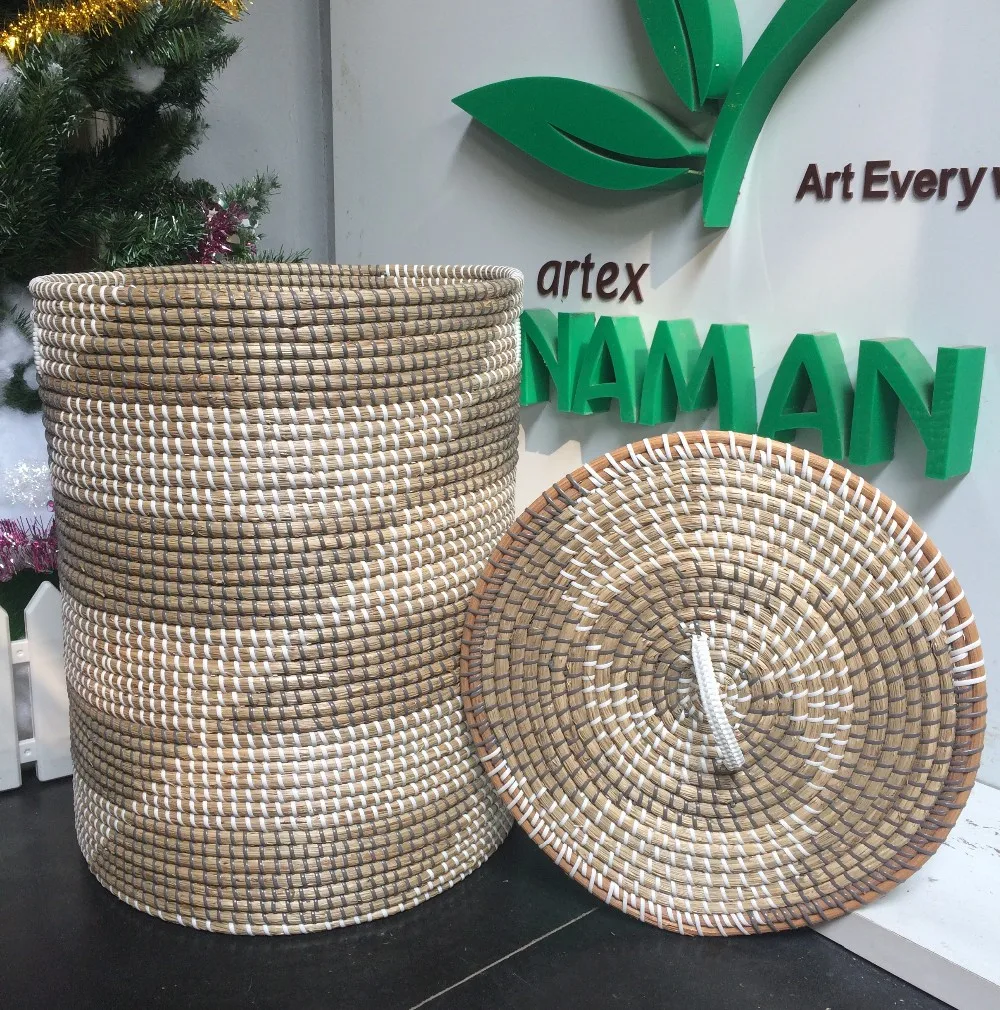 Wholesale Seagrass Storage Woven Laundry Basket Made In Vietnam Buy