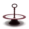 Iron Hanging Cake Stand Dark Cream Color Aluminium