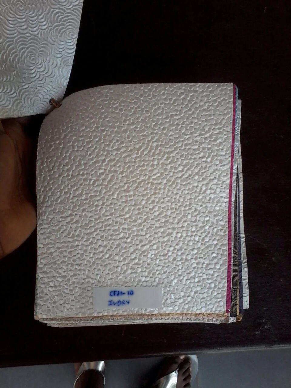 Custom Made Pebble Embossed Handmade Paper In Sheet Size Of 56*76 Cm