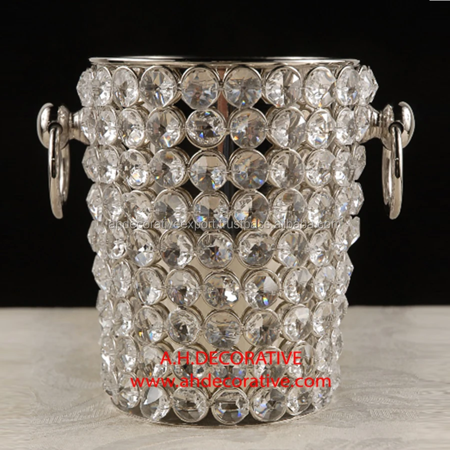 Crystal Wine Chiller Champagne Bucket Buy Hammered Stainless Steel
