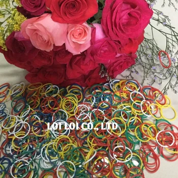 Colorful Mini Rubber Band For Bracelets 2018 Whole Fashion Colorful Mini Rubber Band For Bracelets 2018 Whole Fashion Small Flower Multi