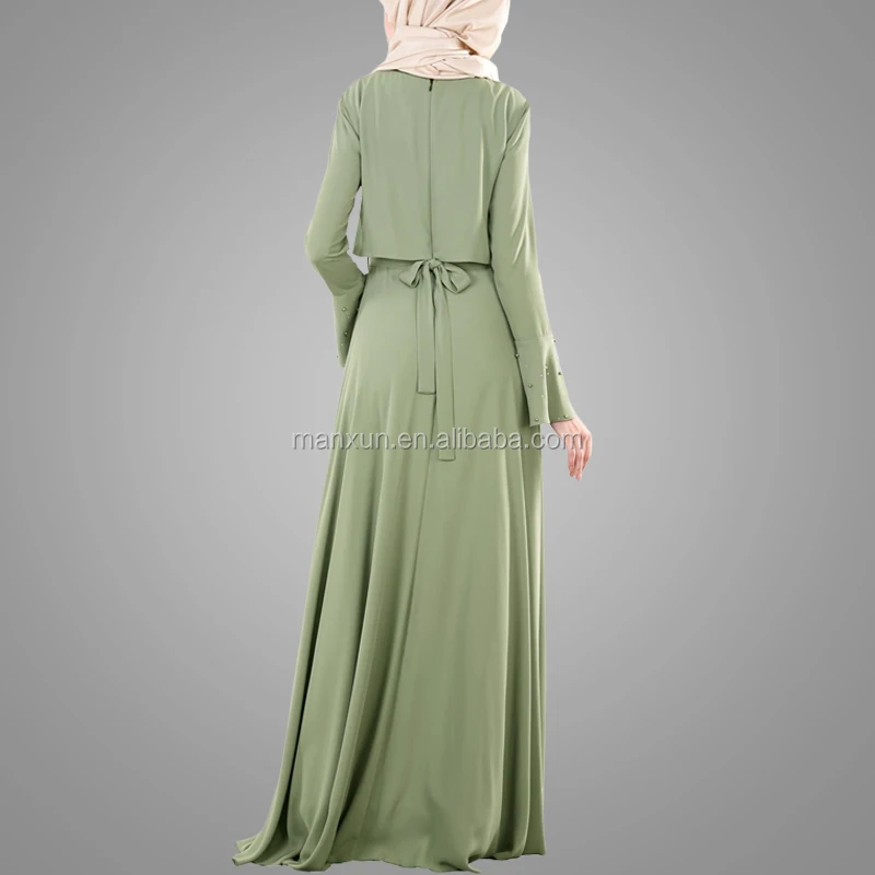 umbrella sleeves long gown