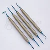 Dental Composite Filling Instrument 4pcs Set Precise Blue Tips Light Weight Fine Quality
