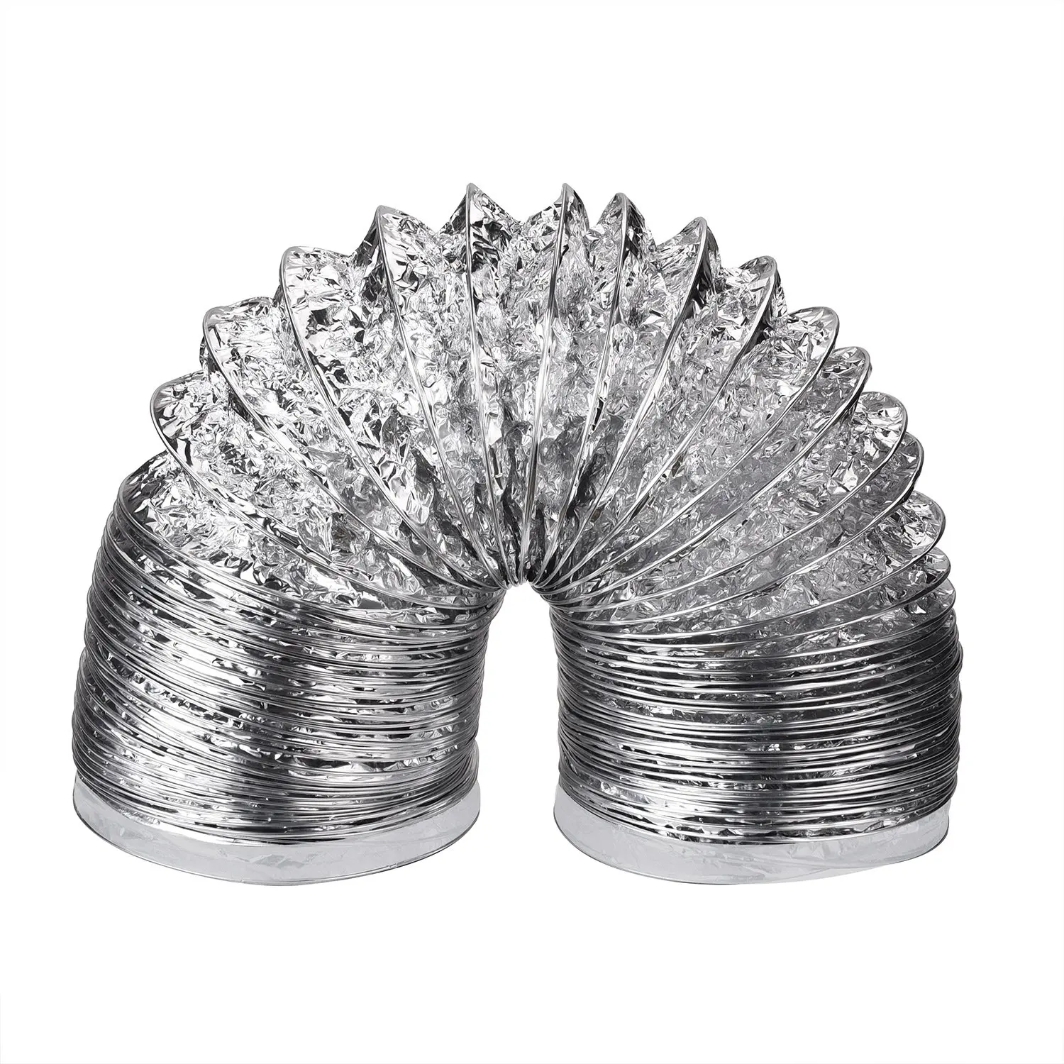 HVAC 4in Aluminum Foil Duct Hose Grow Tent Room Ventilation Cooling