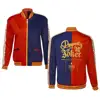 Winter Warm Rose Bomber Jacket Men Satin Bomber Jacket Embroidered Bomber Jacket Men