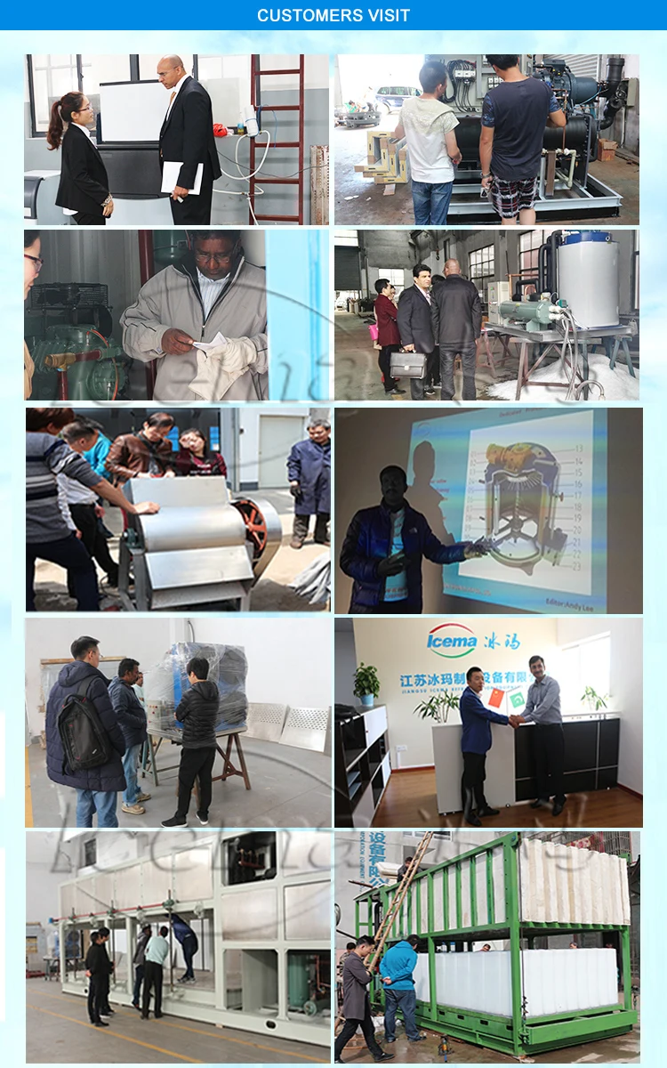 No pollution daily output 10T block ice maker machine